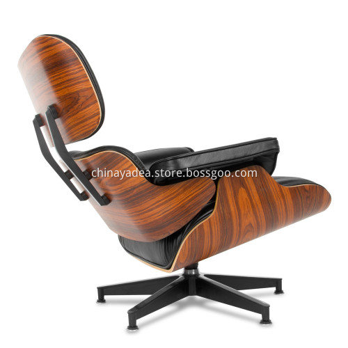 Charles Eames lounge chair and ottoman replica